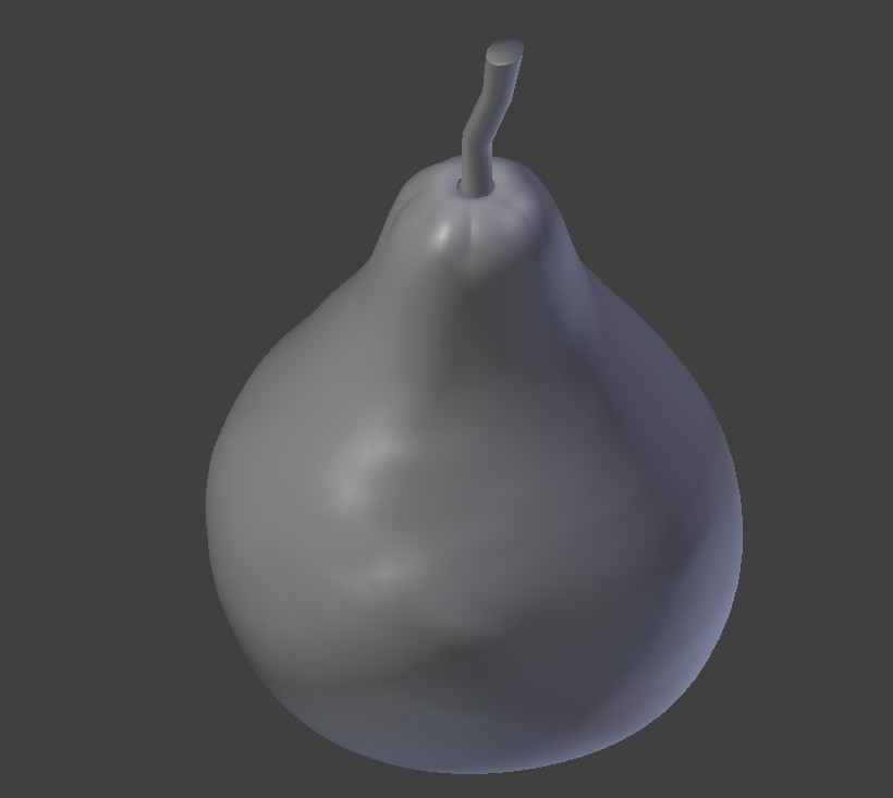 Pear Highpoly(sculpted) preview image 1